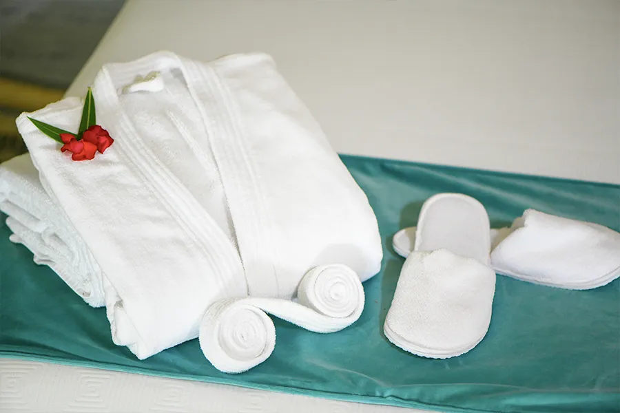 luxurious spa robe villa corona mexico
